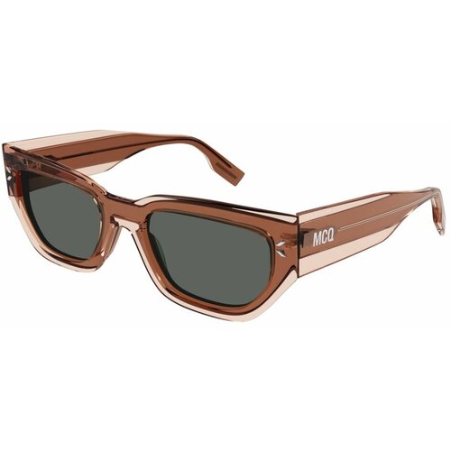 Солнцезащитные очки McQ Alexander McQueen, коричневый, розовый