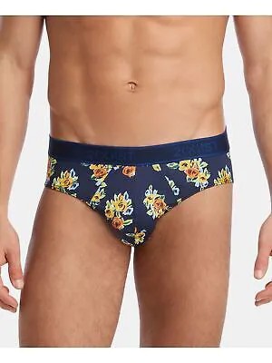 2(X)IST Intimates Темно-синее контурное нижнее белье бикини с цветочным принтом L