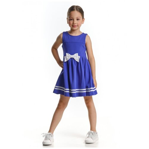 Платье Mini Maxi, модель 2966, цвет синий, размер 92