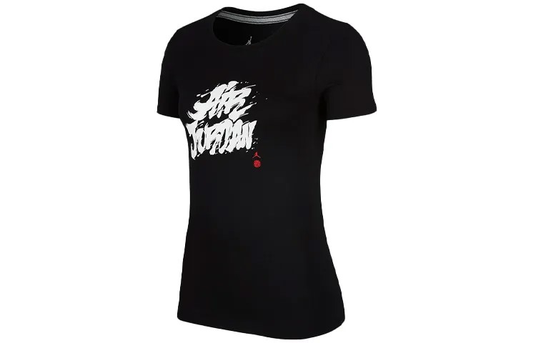 Женская футболка Jordan, цвет Black