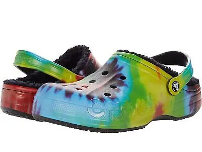 Сабо унисекс Crocs Baya Lined Tie Dye Графический сабо