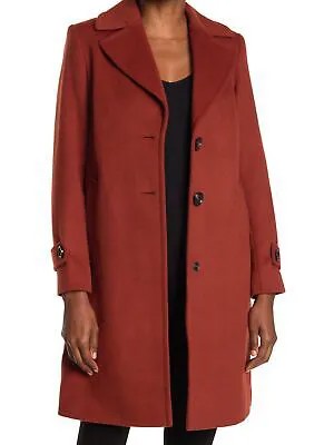 SAM EDELMAN Женская коричневая шерстяная полушерстяная зимняя куртка Walker с воротником-стойкой, пальто 6