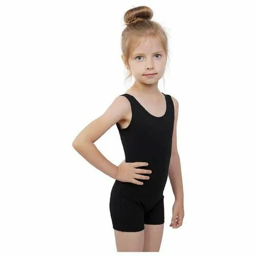 Купальник гимнастический Grace Dance, размер 40, черный