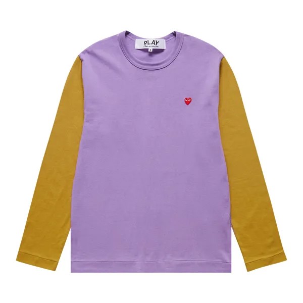 Футболка Comme des Garçons PLAY Фиолетовый/Оливковый