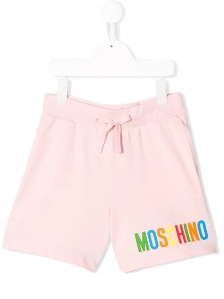 Moschino Kids шорты с логотипом