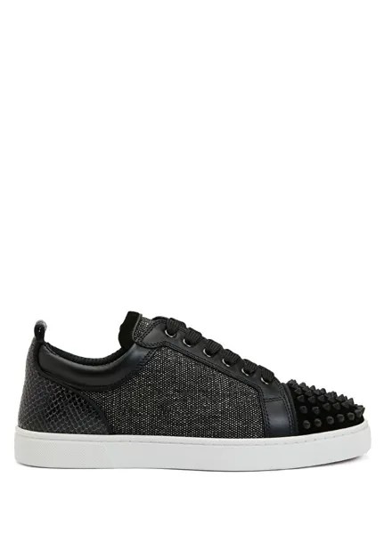 Мужские кроссовки Louis Junior с шипами Christian Louboutin, черный