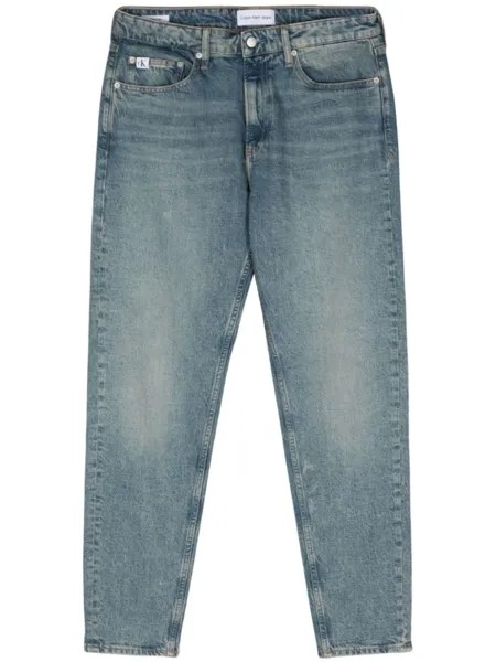 Calvin Klein Jeans прямые джинсы средней посадки, синий