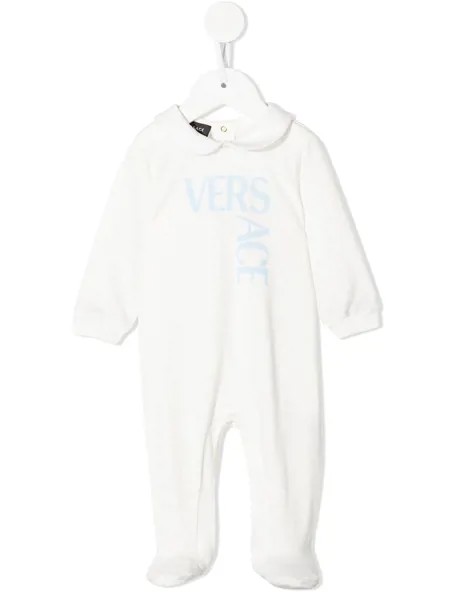 Versace Kids комбинезон для новорожденного с логотипом