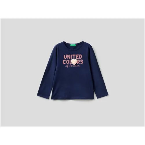 Лонгслив United Colors of Benetton для девочек 22A-3ATNG105X-33U-98