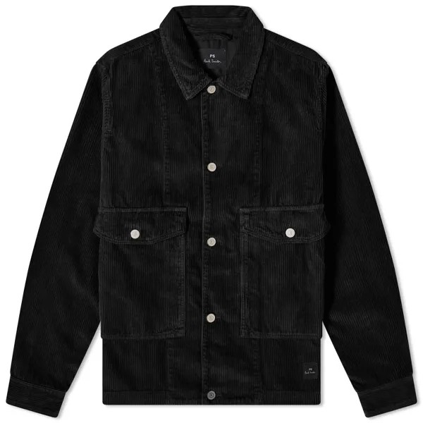 Куртка Paul Smith Cord Overshirt, черный