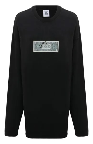 Хлопковый лонгслив VETEMENTS