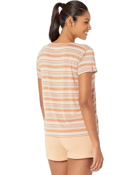 Футболка RVCA Recess 3 S/S Tee, цвет Dusty Rose