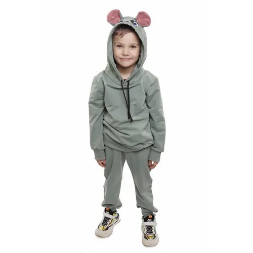 Толстовка DaEl kids, размер 122, серый