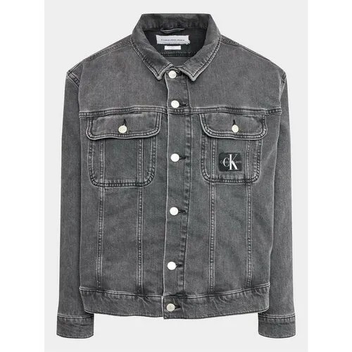 Джинсовая куртка Calvin Klein Jeans, размер XXL [INT], серый
