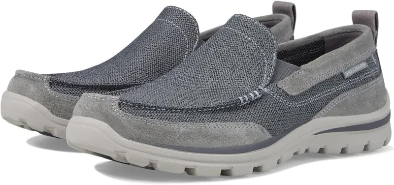 Лоферы Relaxed Fit Superior - Milford SKECHERS, цвет Charcoal/Gray
