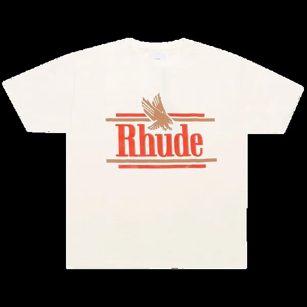 Футболка Rhude Rossa 'Vintage White', белый