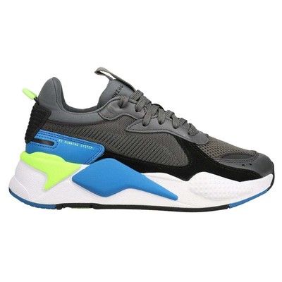 Серые кроссовки Puma RsX Reinvention на шнуровке для мальчиков, повседневная обувь 38527501