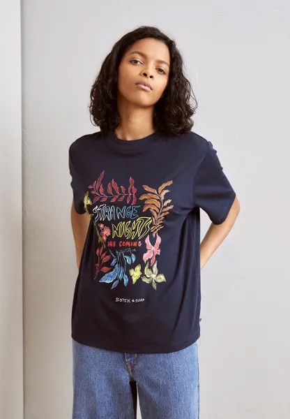 Футболка с принтом Scotch & Soda