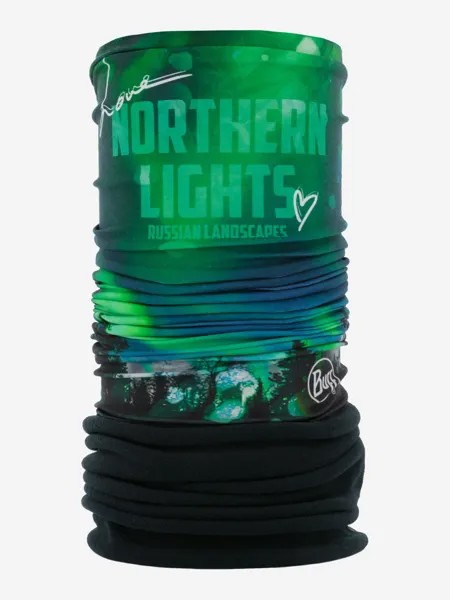 Бандана Buff Polar Northern Lights/Black, Зеленый