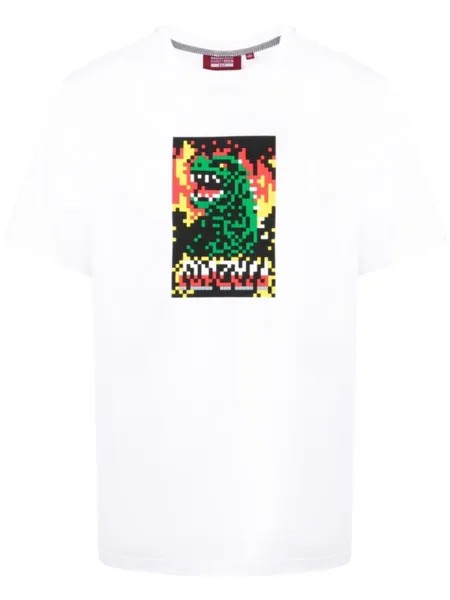 Mostly Heard Rarely Seen 8-Bit футболка The Monster Attacks, белый