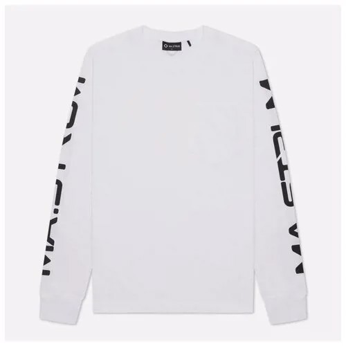 Мужской лонгслив MA.Strum Sleeve Print белый , Размер M