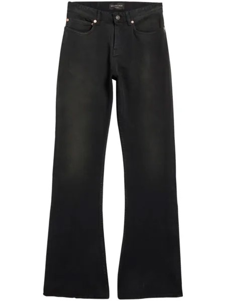 Balenciaga широкие джинсы средней посадки, серый