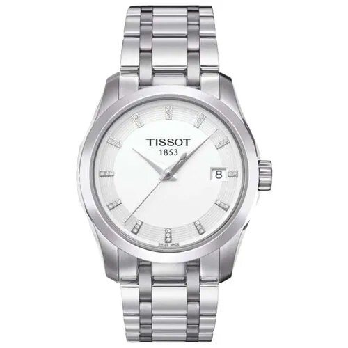 Наручные часы TISSOT T035.210.11.016.00, белый, серебряный