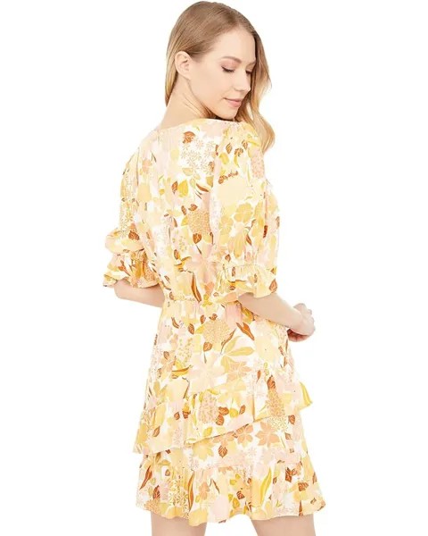 Платье Lost + Wander Sorrento Mini Dress, цвет Nude/Multi