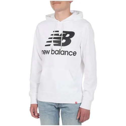 Мужской свитер худи NEW BALANCE NB Essentials Stacked Logo Po Hoodie