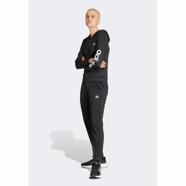 Спортивный костюм Adidas Linear, черный/белый