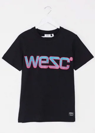 Футболка с логотипом WESC-Черный