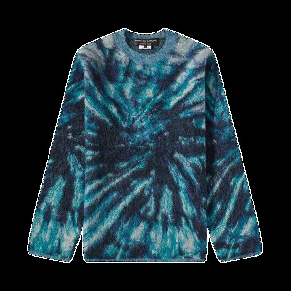 Свитер Comme Des Garçons Homme Plus Comme des Garçons Homme Plus Mohair Tie Dye 'Blue', синий