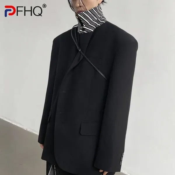 PFHQ 2023 Корейский мужской лоскутный повседневный костюм Весенняя элегантная Высококачественная трендовая стильная Бесплатная доставка муж...