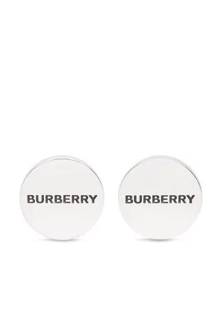Burberry запонки с гравировкой логотипа