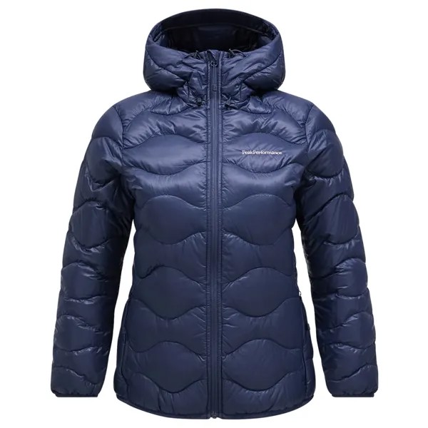 Пуховик Peak Performance Women's Helium Down Hood, цвет Blue Shadow
