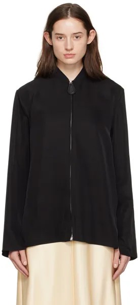 Черная легкая куртка Jil Sander
