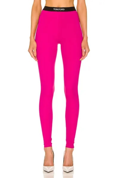 Брюки Tom Ford Logo Waist Legging, цвет Fuxia