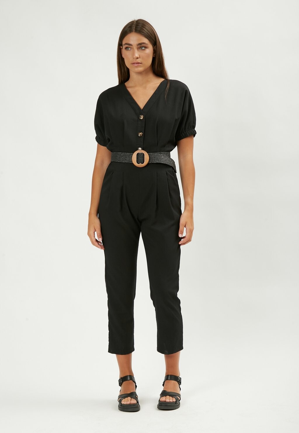 Комбинезон BELTED INFLUENCER, цвет black