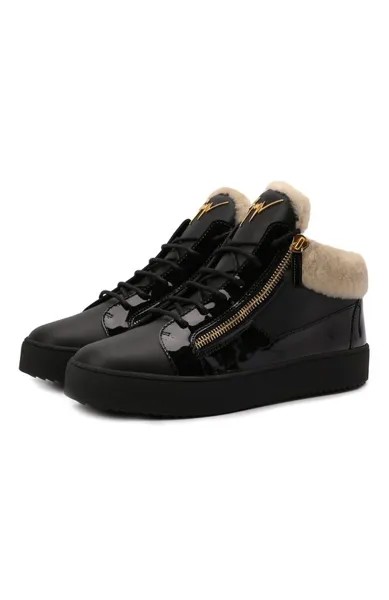 Кожаные кеды Kriss Giuseppe Zanotti Design