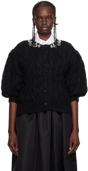 Simone Rocha Эксклюзивный черный кардиган SSENSE