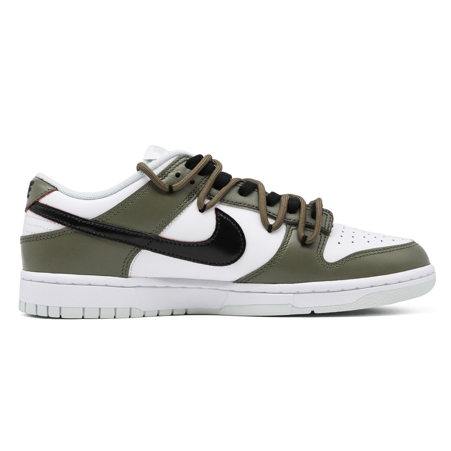 Кроссовки Nike Dunk Skateboarding Shoes Unisex Low-top White/green, хаки