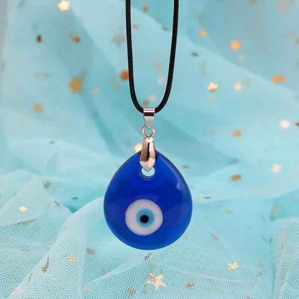 Lucky Голубое ожерелье Сглаз Подвеска Сглаз Турецкое сглаз для защиты и благословения для M