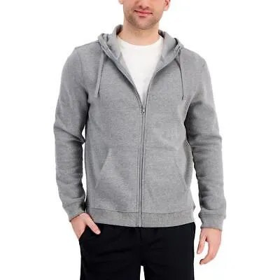 Ideology Mens Fleece Cozy Comfortable Zip Hoodie Loungewear BHFO 0352