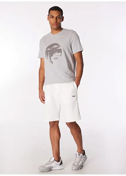 Базовые мужские спортивные шорты Off White J4SM-SHT7252 Jeep, белый