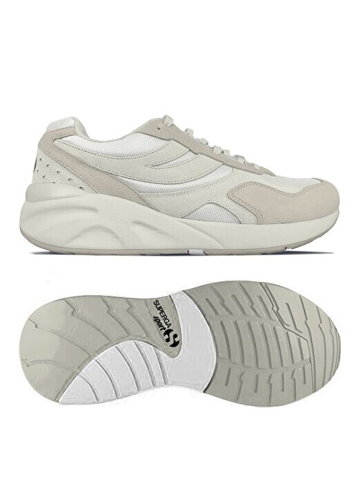Белые женские кожаные кроссовки S4132GW Superga, белый