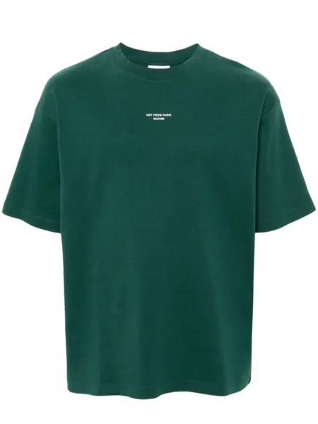 Drôle De Monsieur топ Le T-shirt Slogan Classique, зеленый