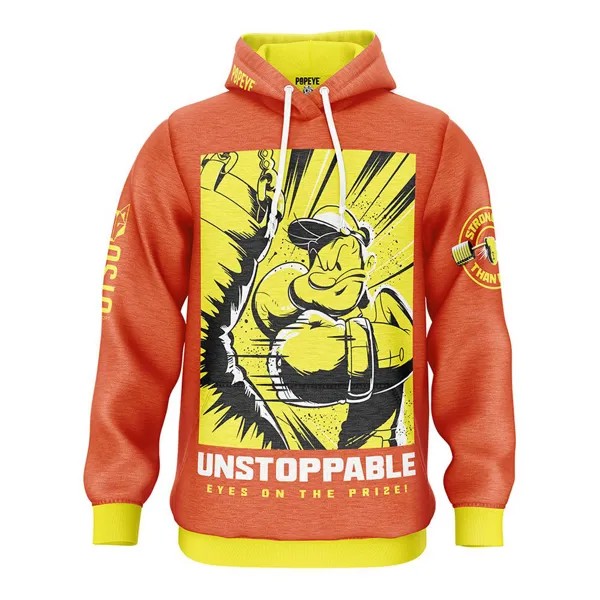 Спортивное худи Otso Popeye Unstoppable, оранжевый