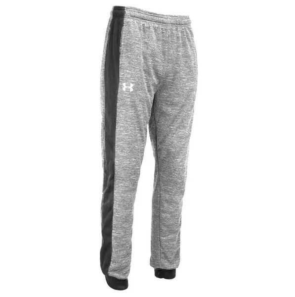 Мужские брюки для бега из флиса Under Armour для тренажерного зала, светло-серые, 2XLarge
