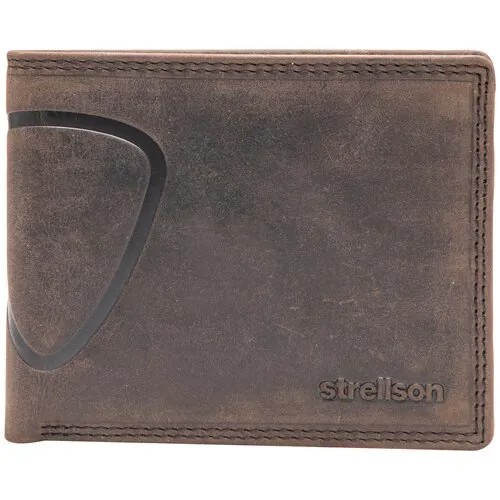 Мужской бумажник Strellson 4010000048/702, темно-коричневый