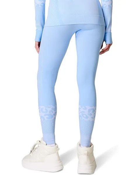 Брюки Sweaty Betty Tech Animal Base Layer Leggings, цвет Filter Blue